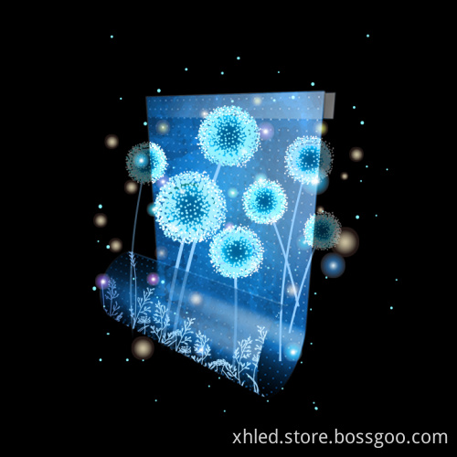16mm Pixel Pitch Transparent LED Film for Glass Advertising Screen